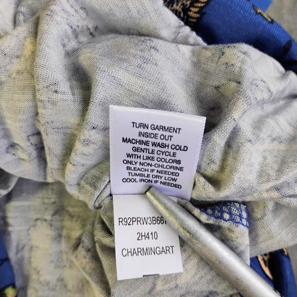 One World Long Sleeve Vneck Surplice Front Knit Top Indigo Olga Plus Size 2X - Picture 10 of 13